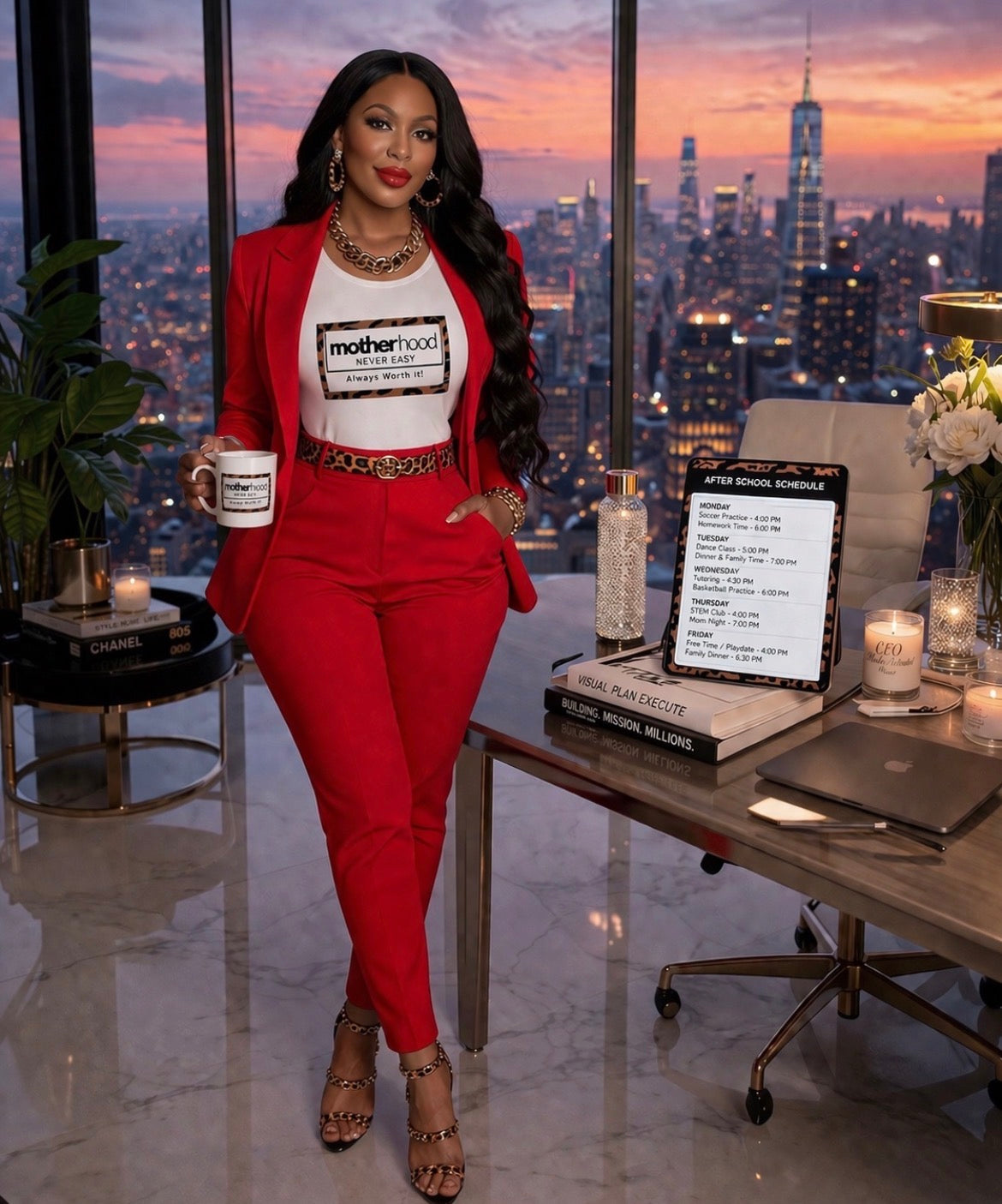 Motherhood Leopard Tshirt